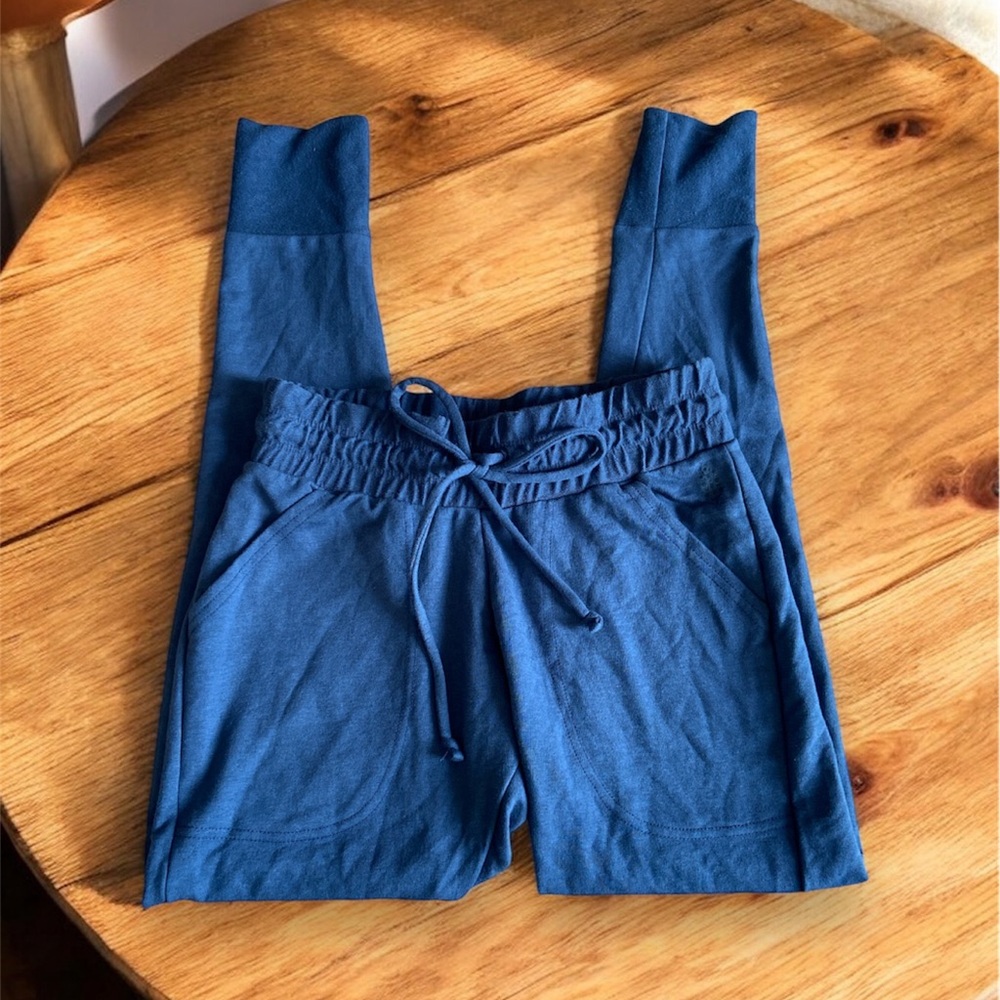 Free People Cozy Navy Blue Joggers - Picture 2 of 12